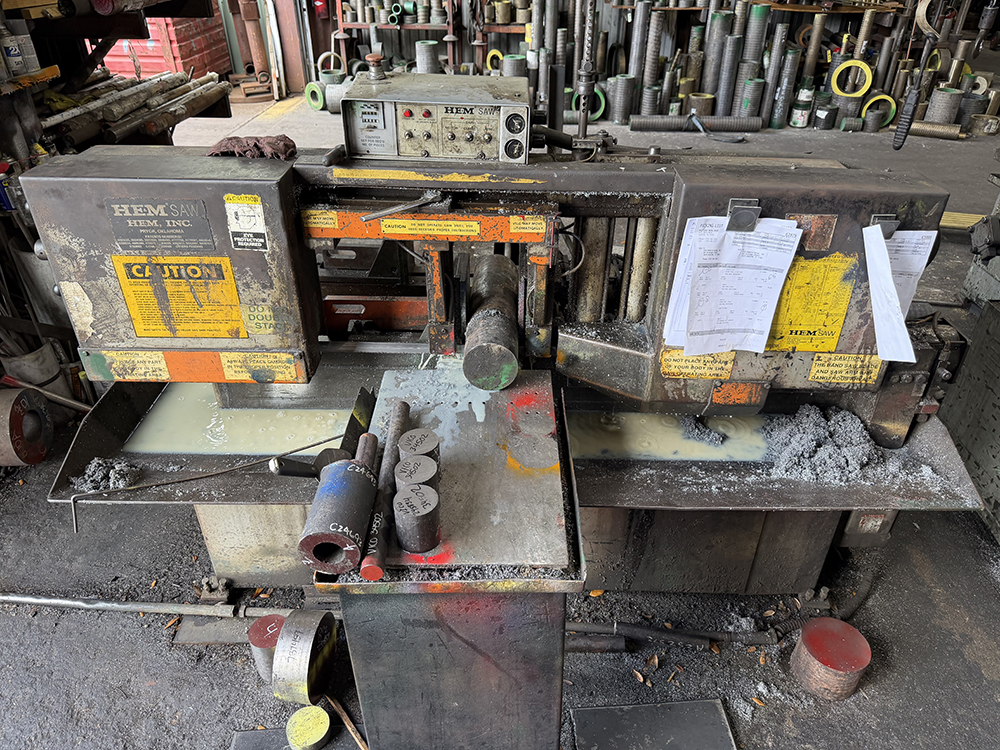 HEM CUTTING 3. Baton Rouge Band Saw Service & Repair